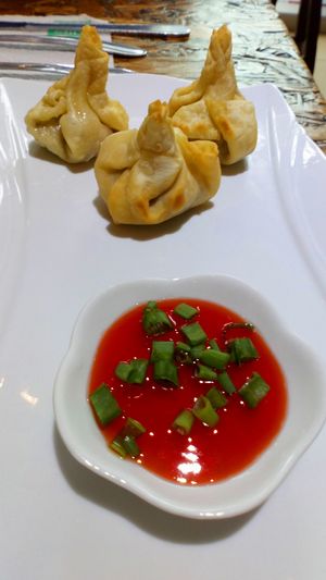 Bocaditos chinos at La Casa de Bea in Cajamarca