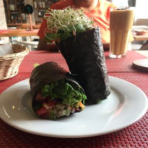 Nori wrap at Raw Cafe - La Molina in Lima