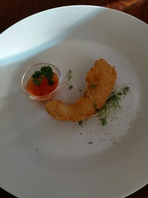 entree at Vegana Indiana in Vienna