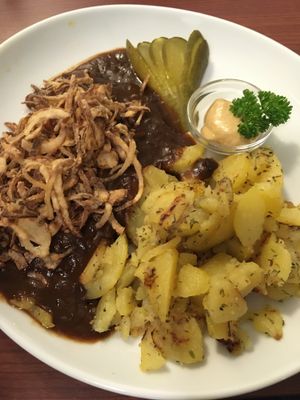 Onion roast at Vegana Indiana in Vienna