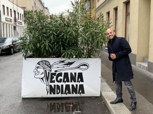 Love this place ❤️ at Vegana Indiana in Vienna