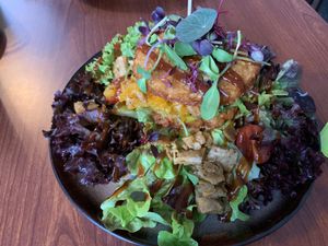 Amazing pancakes deff must try .. 😍🌱♥️ at Vegana Indiana in Vienna