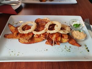 Soja Ribs at Vegana Indiana in Vienna