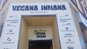 Outside at Vegana Indiana in Vienna