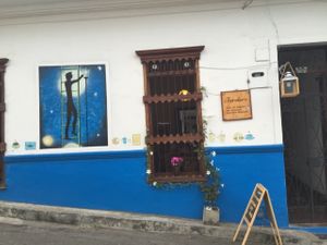 Entrance at Farolero in Cali