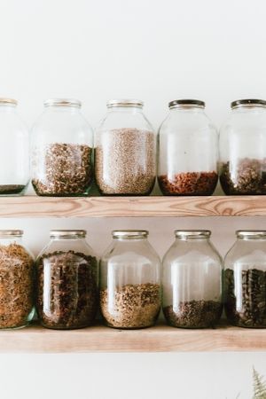 The Library of Ingredients  at East London Juice in East London