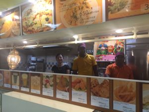 welcome to Govindas!  at Govinda's  in Osaka