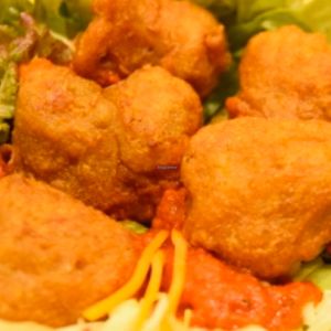 vege soy nugget at Govinda's  in Osaka