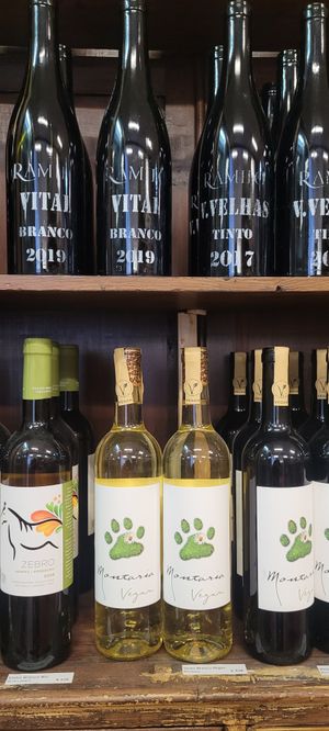 Portuguese Vegan Wine at Green Beans in Lisbon