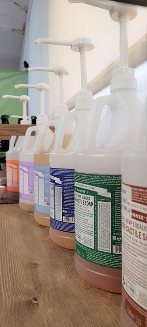 Dr Bronner's in Bulk at Green Beans in Lisbon