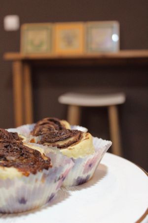 Rolinho de Creme de Chocolate e Avelã com Caramelo Salgado at Green Beans in Lisbon