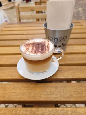 Cappuccino at Green Beans in Lisbon