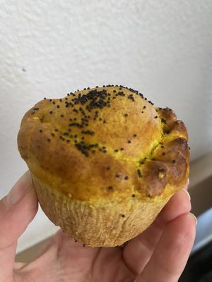 Natas were eaten too quickly but I managed to snap a pic of Alheira empada. Amazingly delicious!!!  at Green Beans in Lisbon