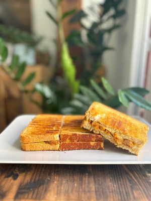 V. Chorizo Toastie | Tosta de Chouriço at Green Beans in Lisbon
