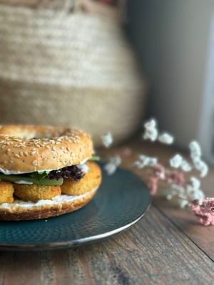 Bagel No Chicken Nuggets at Green Beans in Lisbon