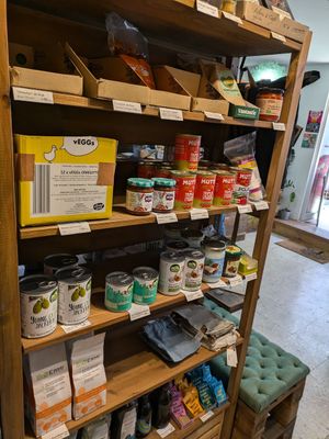 Canned goods at Green Beans in Lisbon