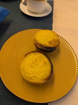 Pasteis de nata at Green Beans in Lisbon