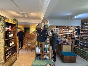 Store and Cafe at Green Beans in Lisbon