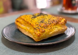 Savoury puff pastry. at Green Beans in Lisbon