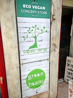 Logo at Green Beans in Lisbon