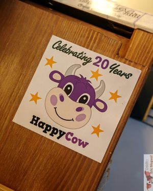 HC sticker for 20 years ! at Green Beans in Lisbon