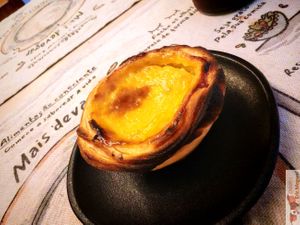 Pastel de nata at Green Beans in Lisbon