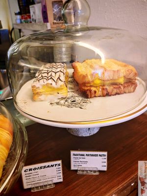 Pastries at Green Beans in Lisbon