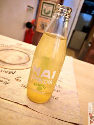 kombucha at Green Beans in Lisbon