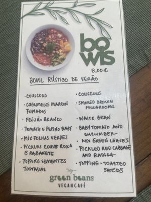   at Green Beans in Lisbon