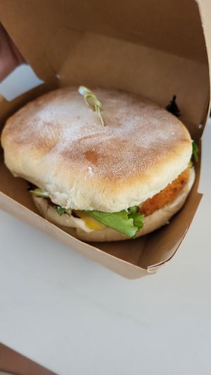 No chicken burger - this was especially delicious at Green Beans in Lisbon