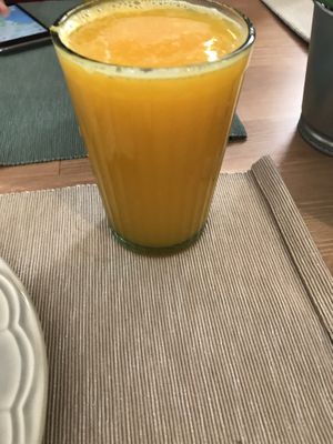 Sumo de laranja at Green Beans in Lisbon