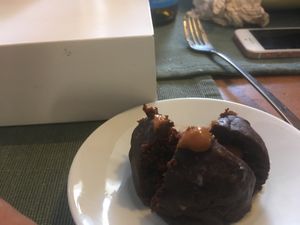 Chocolate cake at Green Beans in Lisbon