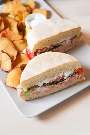 Jackfruit sandwich  at Green Beans in Lisbon