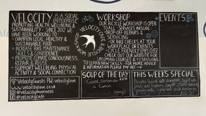The day's specials.   at Velocity Cafe in Inverness