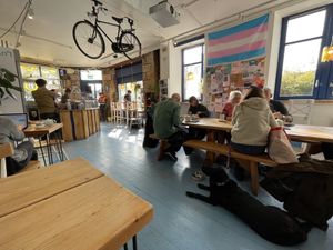how it looks inside  at Velocity Cafe in Inverness