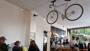 Velocity: bicycle theme is clear! at Velocity Cafe in Inverness