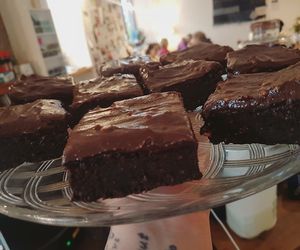 Vegan chocolate peanut butter brownies  at Velocity Cafe in Inverness