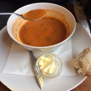 yummy soup at Treasure & Relish in Ripon