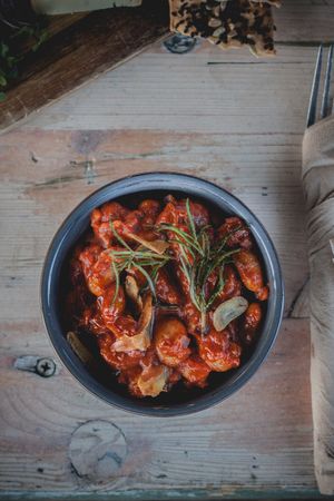 Butter bean & spinach stew at Little Bird in Dublin