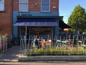 Garden at Little Bird in Dublin