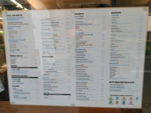 Menu at Cojean - Madeleine in Paris