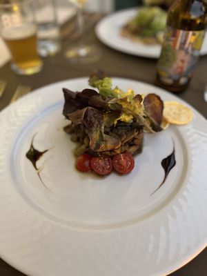 Mushroom and cashew salad   at Olives Restaurante in Funchal