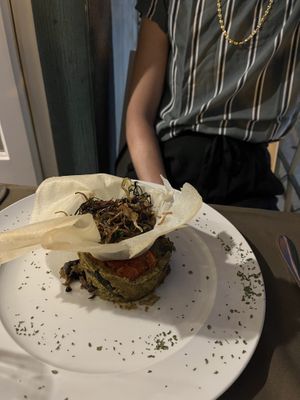 Roasted veggies  at Olives Restaurante in Funchal