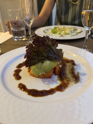 Mango and Tamarind salad  at Olives Restaurante in Funchal