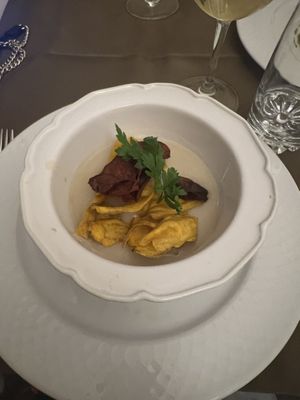 White been soup  at Olives Restaurante in Funchal