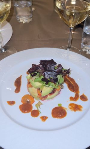 Avocado and tamarid  at Olives Restaurante in Funchal