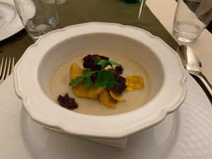 White bean soup at Olives Restaurante in Funchal