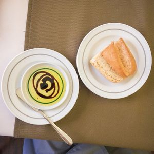 cornbread with olive oil and balsamic at Olives Restaurante in Funchal