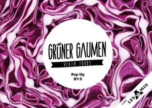 >Flyer at Grüner Gaumen - Pop Up in Bern