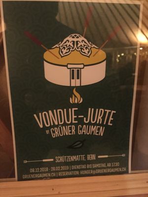 Vondue at Grüner Gaumen - Pop Up in Bern